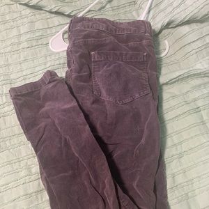 Size 30 Plum Corduroy Pants